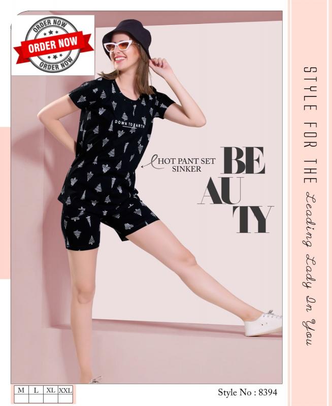 Trendy SHORTS 2PC VOL.BN 585 Catalog Print Night Suit Shorts