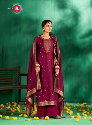 Triple Aaa Pari Viscose Jacquard Dress Material Wholesale Catalog