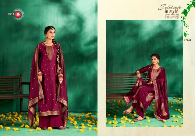Triple Aaa Pari Viscose Jacquard Dress Material Wholesale Catalog