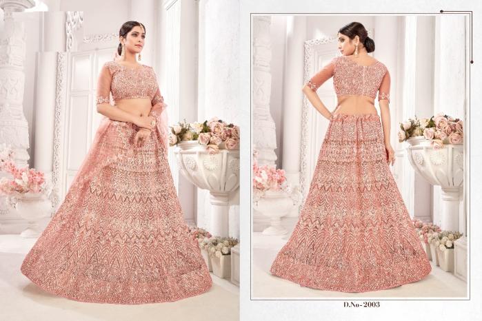 Zeeya Nasrin Catalog Net Designer lehenga wholesalers in farrukhabad