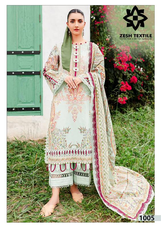 Zesh Baroque Vol-01 – Karachi Dress Material - Wholesale Catalog
