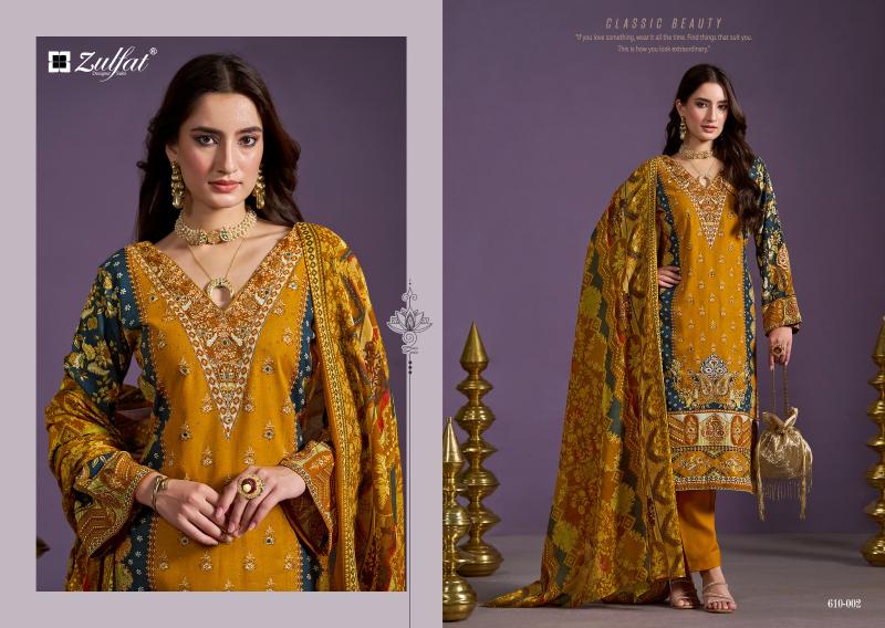 Zulfat Aayat Vol 10 Catalog dress material wholesalers in mangaldas market