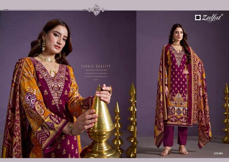 Zulfat Aayat Vol 10 Catalog dress material wholesalers in mangaldas market