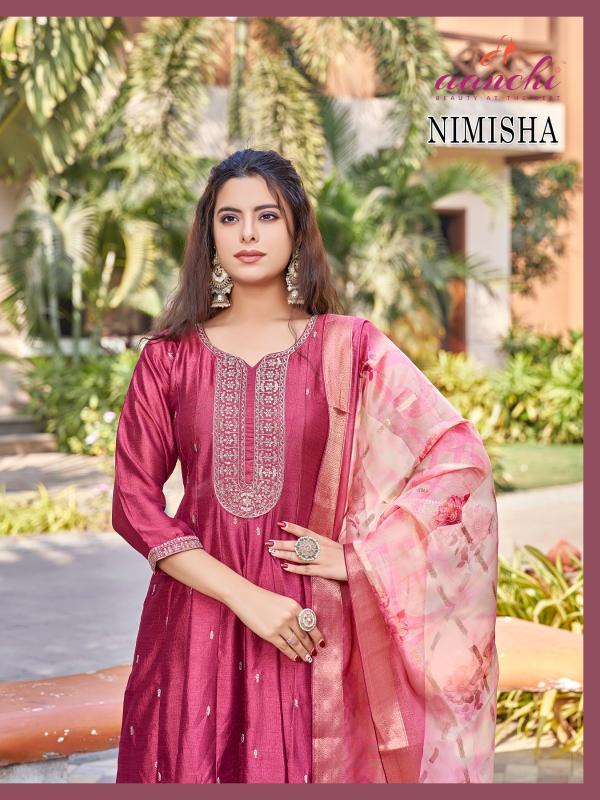 Aanchi Nimisha Catalog silk kurti catalogue