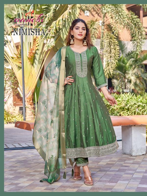 Aanchi Nimisha Catalog silk kurti catalogue