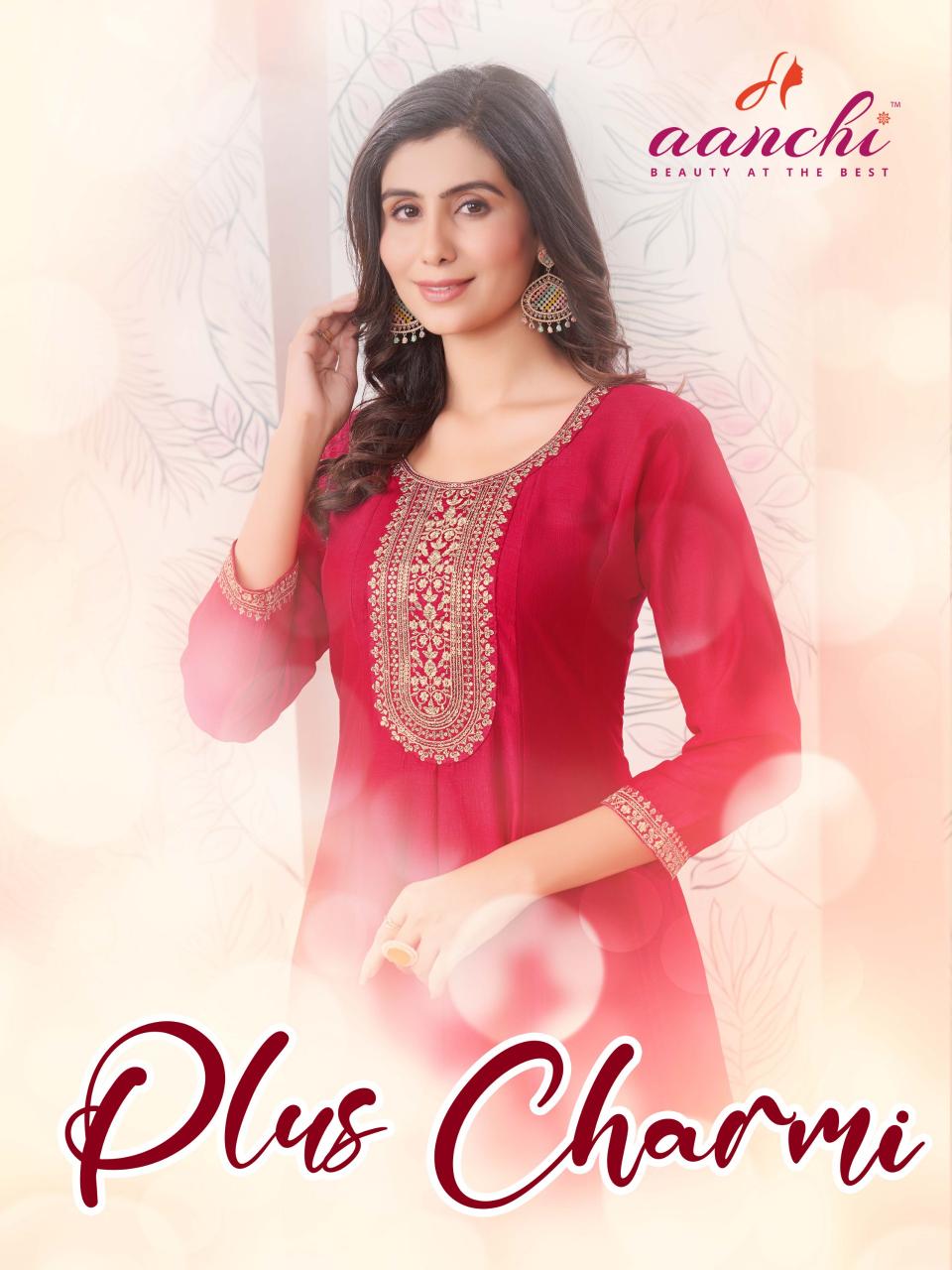 Aanchi Plus Charmi Catalog catalogue designer kurti
