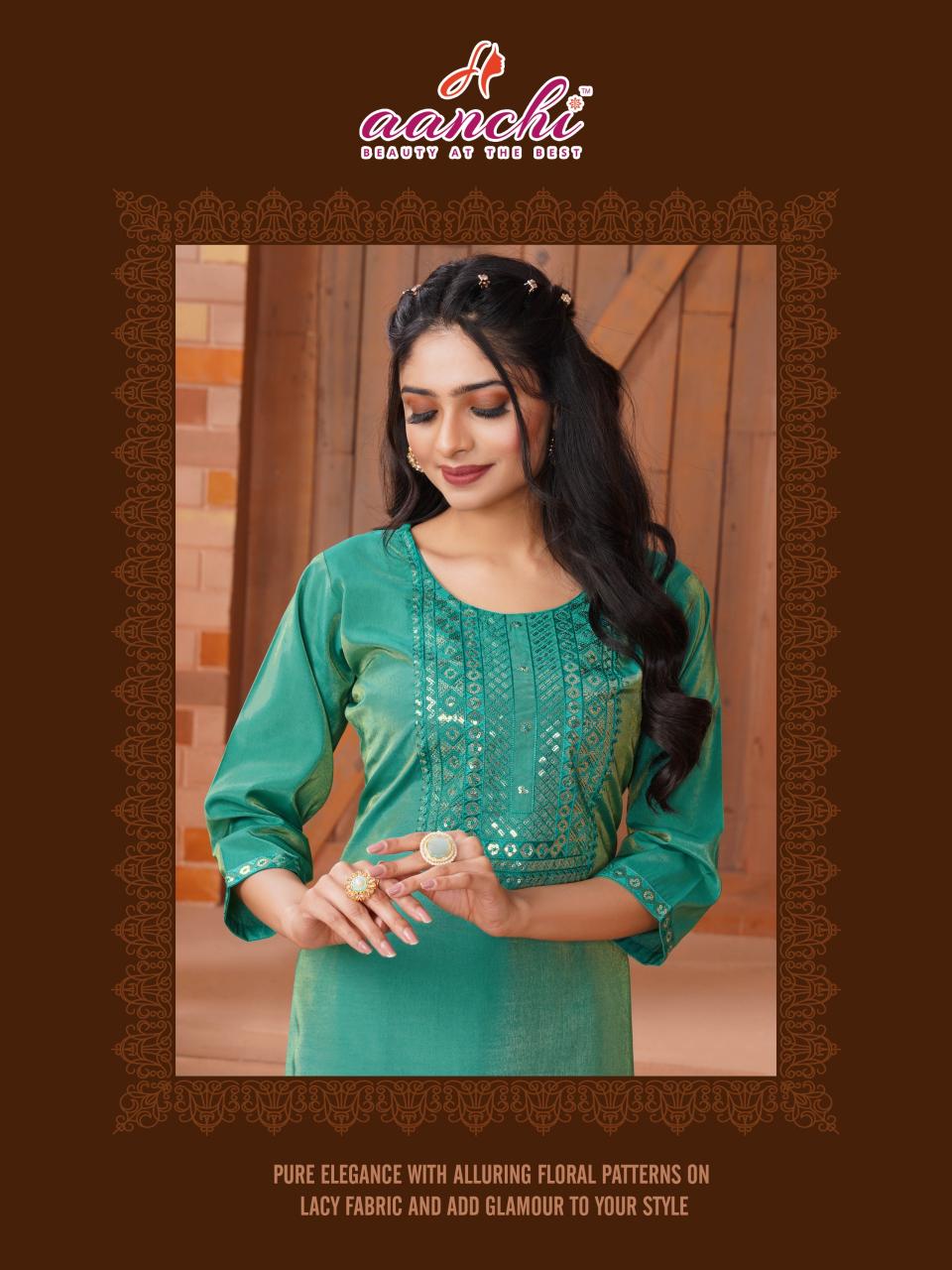 Aanchi Sushi catalog kurti wholesale market in india