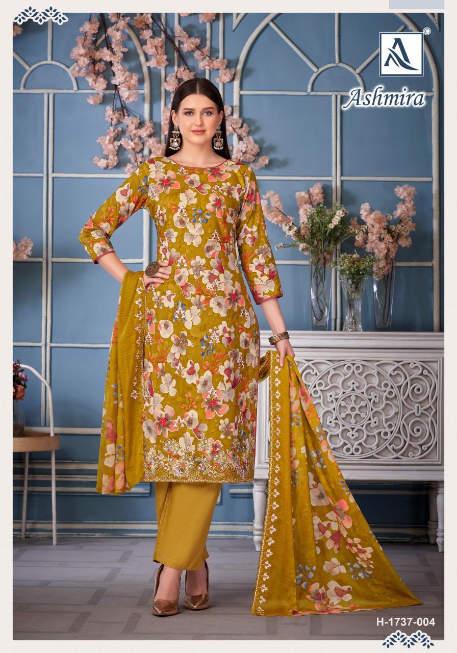 Alok Ashmira Catalog dress materials wholesale shop in tirupati