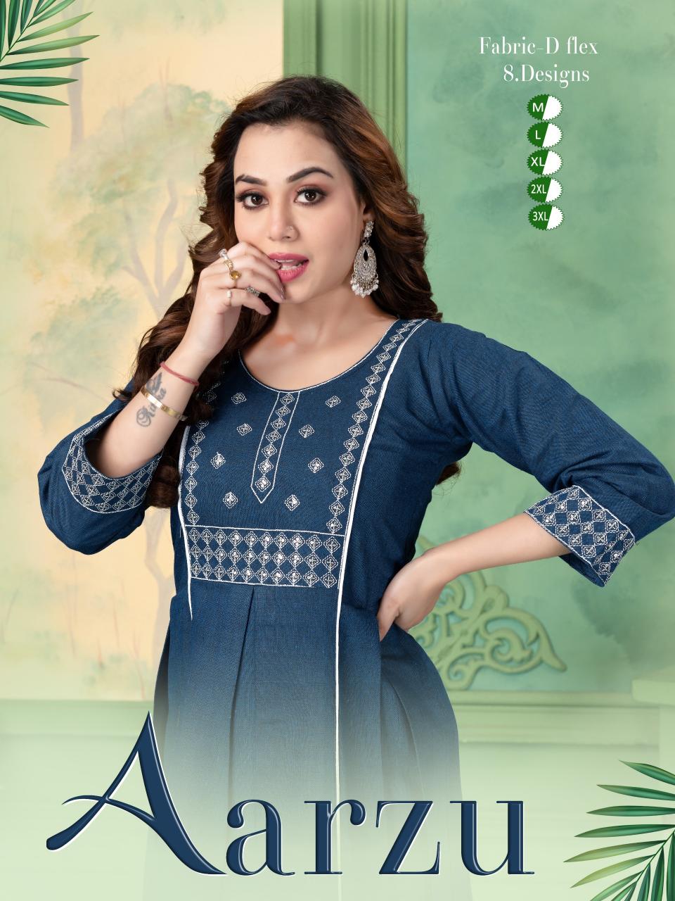 Beauty Aarzu Catalog wholesale kurti manufacturer