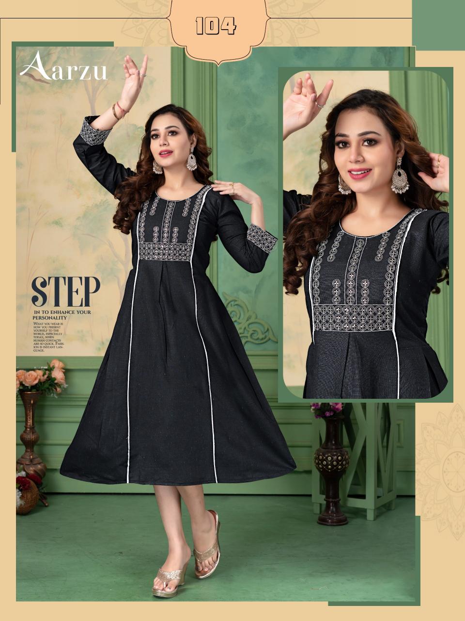 Beauty Aarzu Catalog wholesale kurti manufacturer