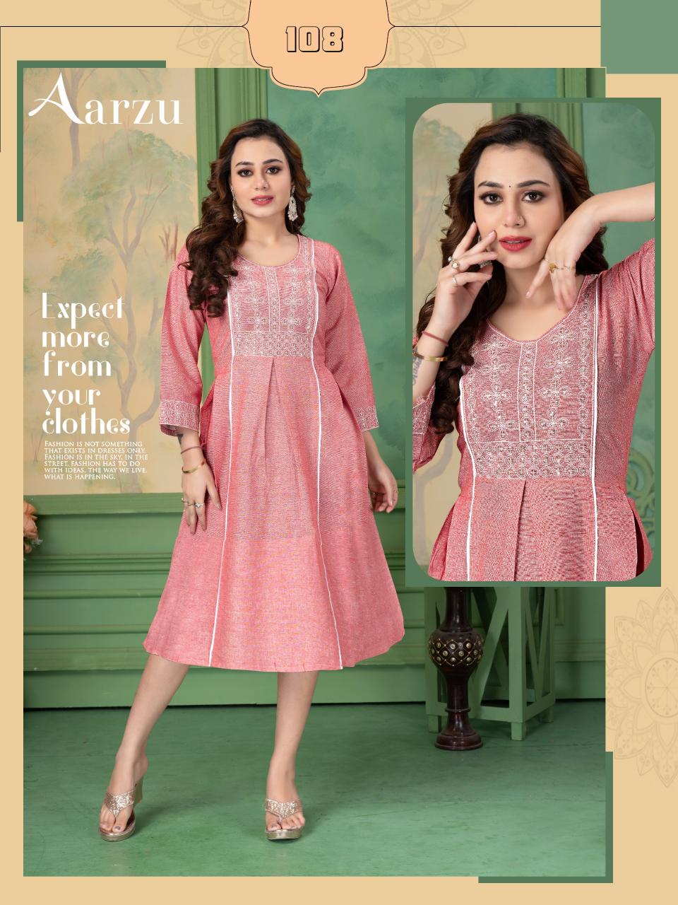 Beauty Aarzu Catalog wholesale kurti manufacturer