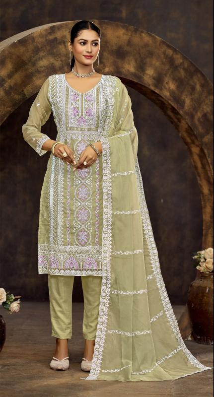 Bilqis B 129 Catalog Organza pakistani suits online with price