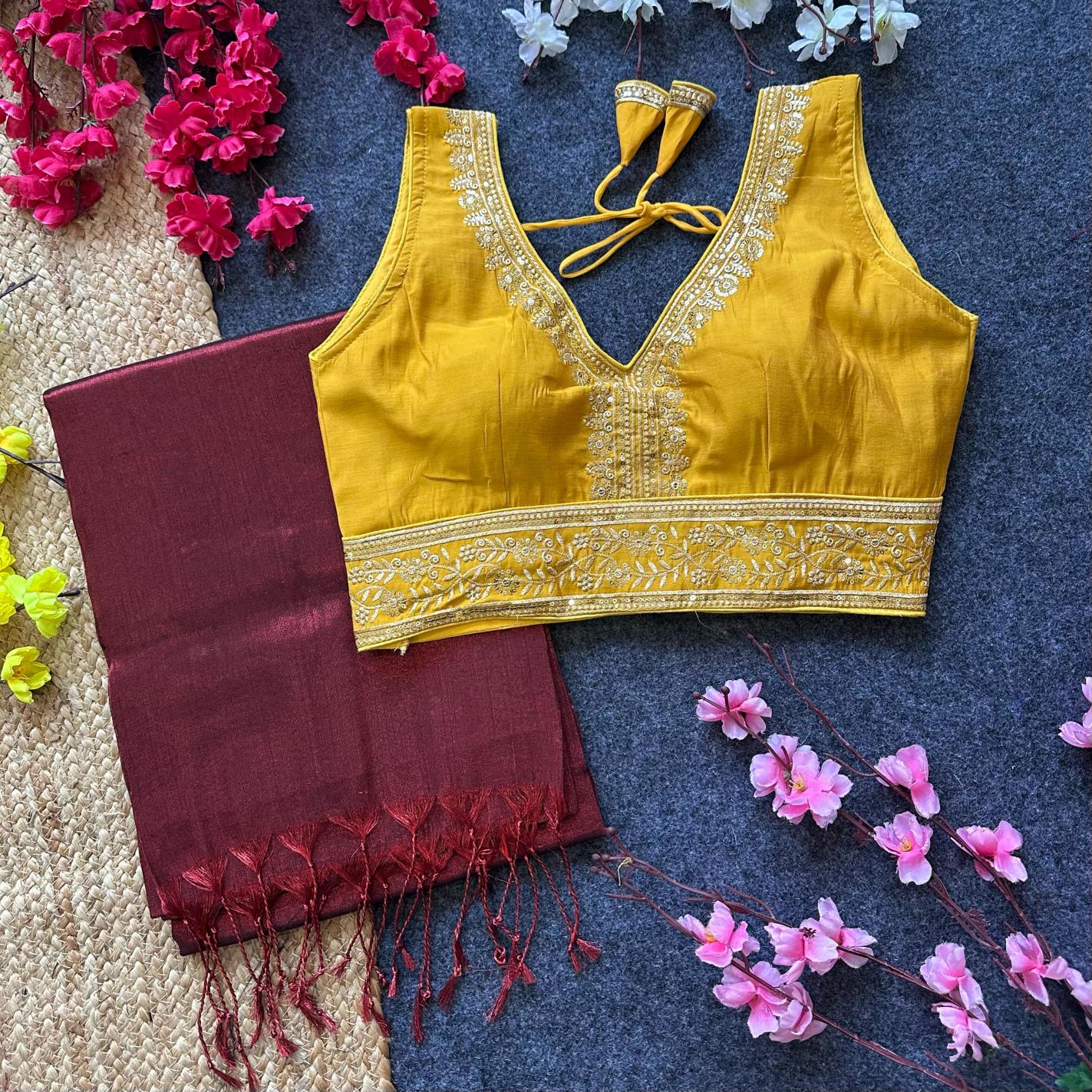 Blousewala HK 12 Vol 2 Catalog tissue sarees online shopping india
