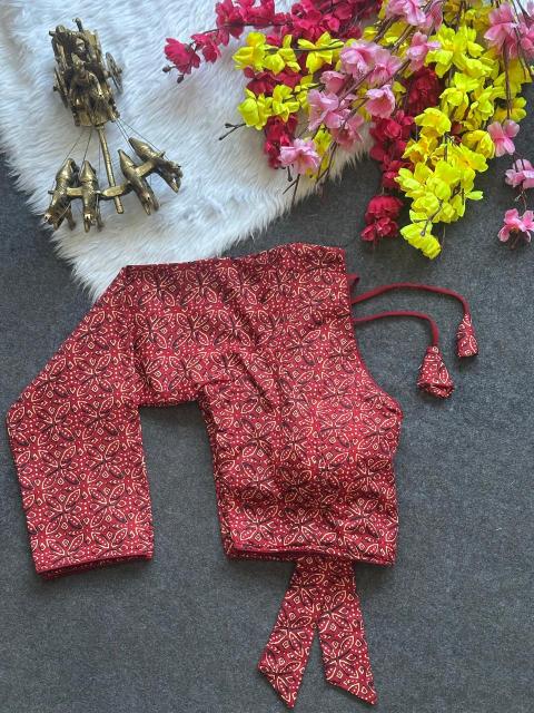 Blousewala Pure Cotton Print Blouse