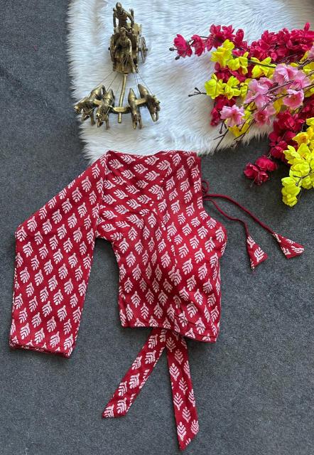 Blousewala Pure Cotton Print Blouse
