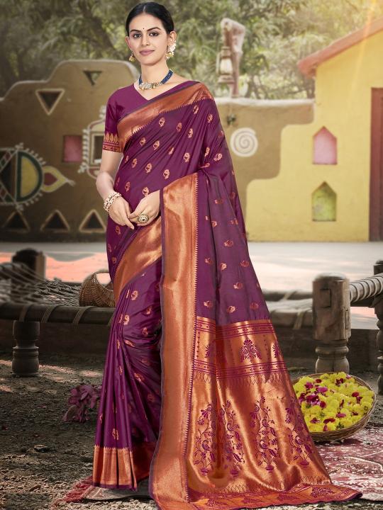 Bunawat Gautami Silk catalog online casual saree shopping in india