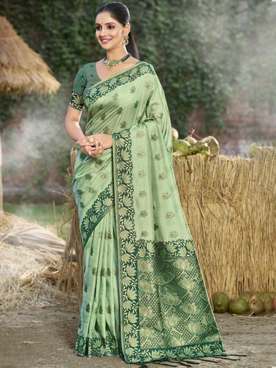 Bunawat Srileela Silk Catalog model india saree 