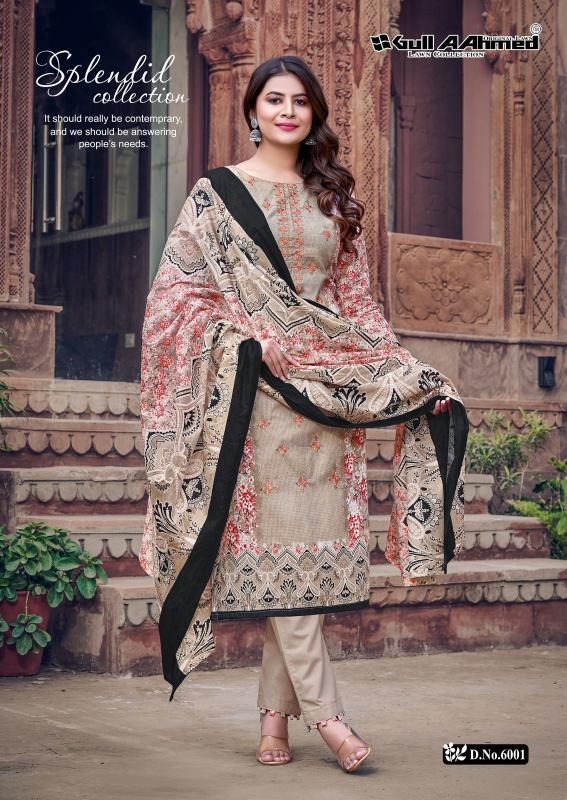 Gull AAhmed Bin Saeed vol 6 Catalog dress materials wholesalers in vijayawada