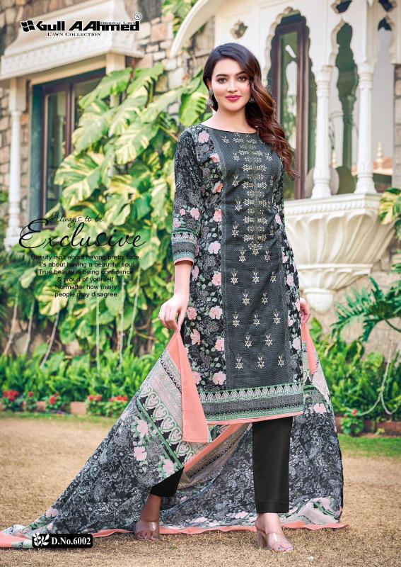 Gull AAhmed Bin Saeed vol 6 Catalog dress materials wholesalers in vijayawada