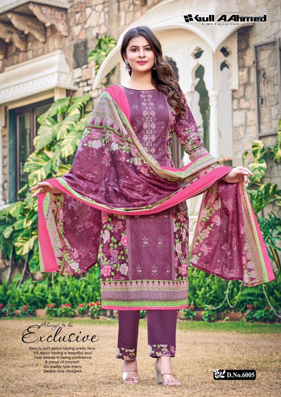 Gull AAhmed Bin Saeed vol 6 Catalog dress materials wholesalers in vijayawada