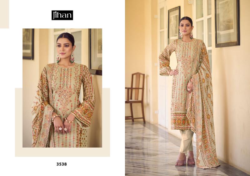 Jihan Bin Saeed Remix Vol 3 Lawn Collection Catalog brands of pakistani suits