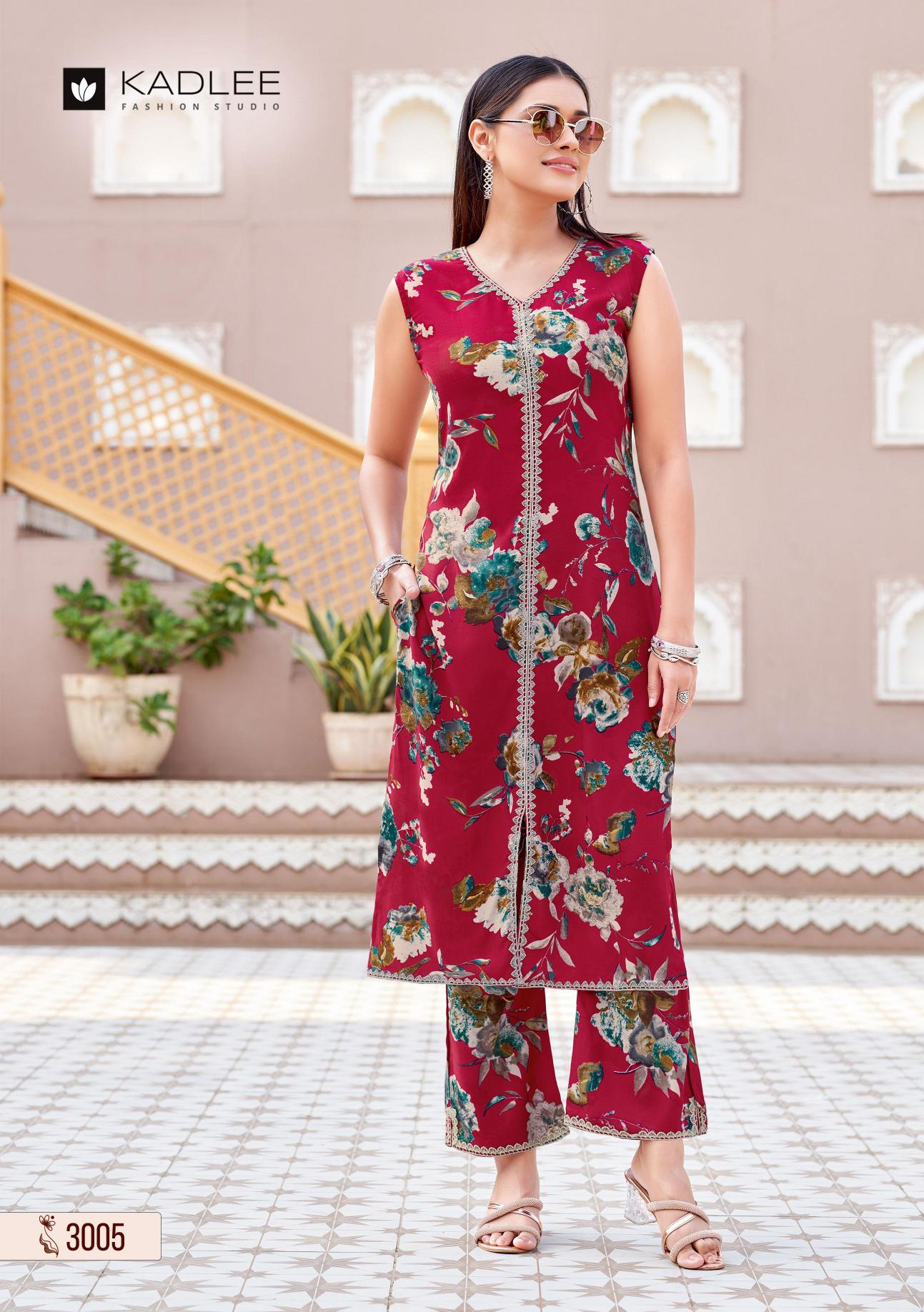 Kadlee Saavi Catalog Sleevless Co ord Set wholesaler in delhi