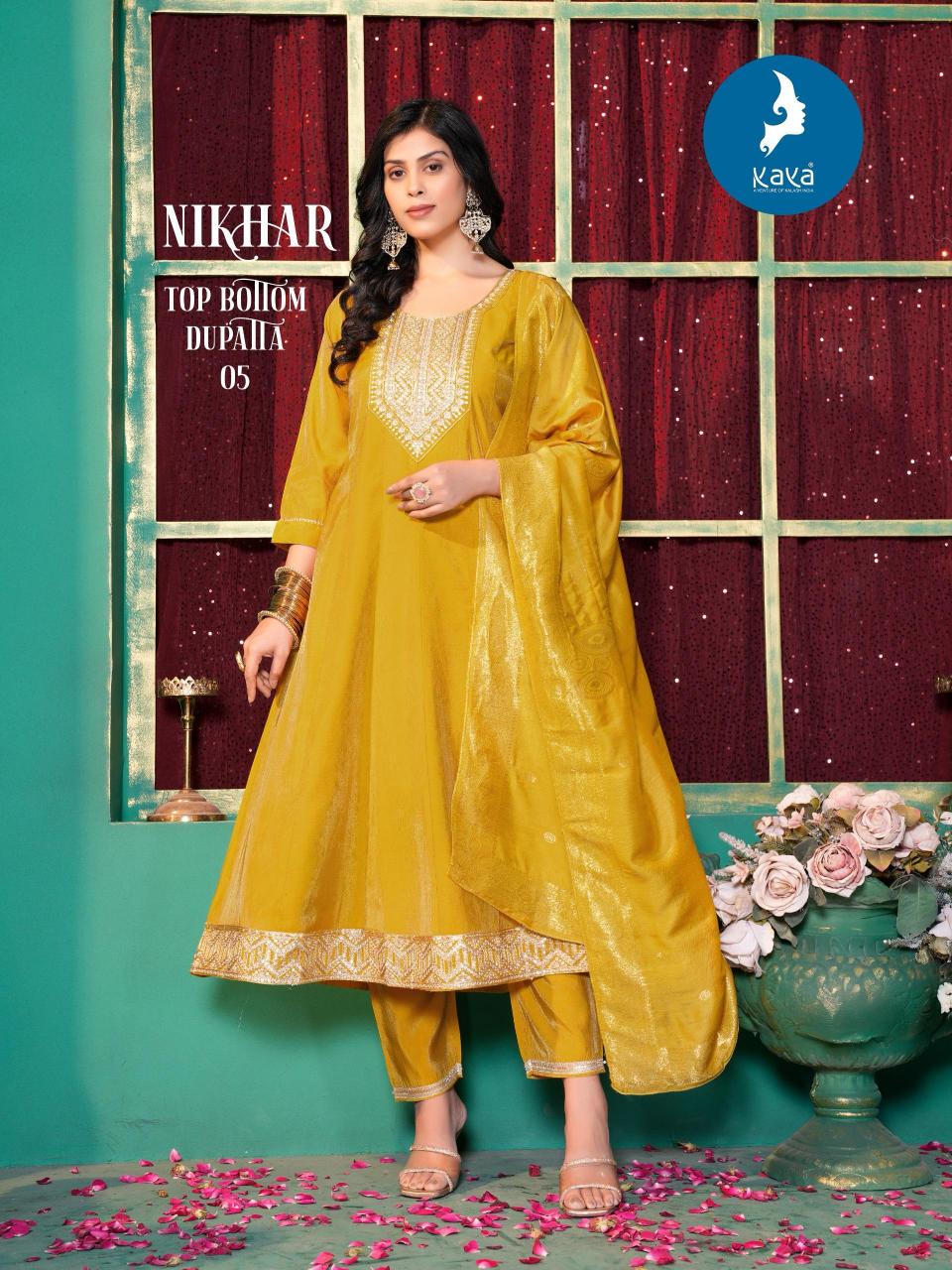 Kaya Nikhar Catalog designer long kurti catalogues