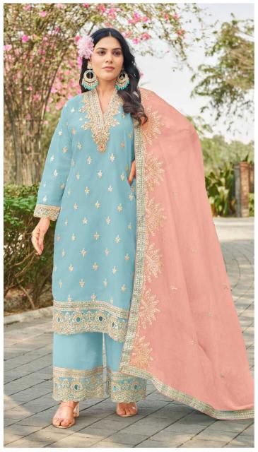 Khas 4423 Catalog Embroidered Ready Made pakistani suit design for girls