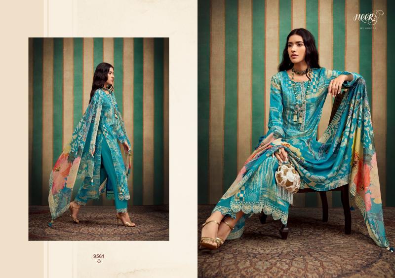 Kimora Heer Norah Vol 200 Catalog unstitched salwar kameez wholesale market in delhi