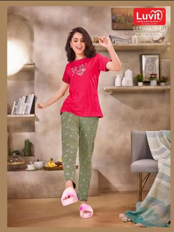 Luvit Ultimate Vol 10 Catalog night dress wholesale market in ahmedabad