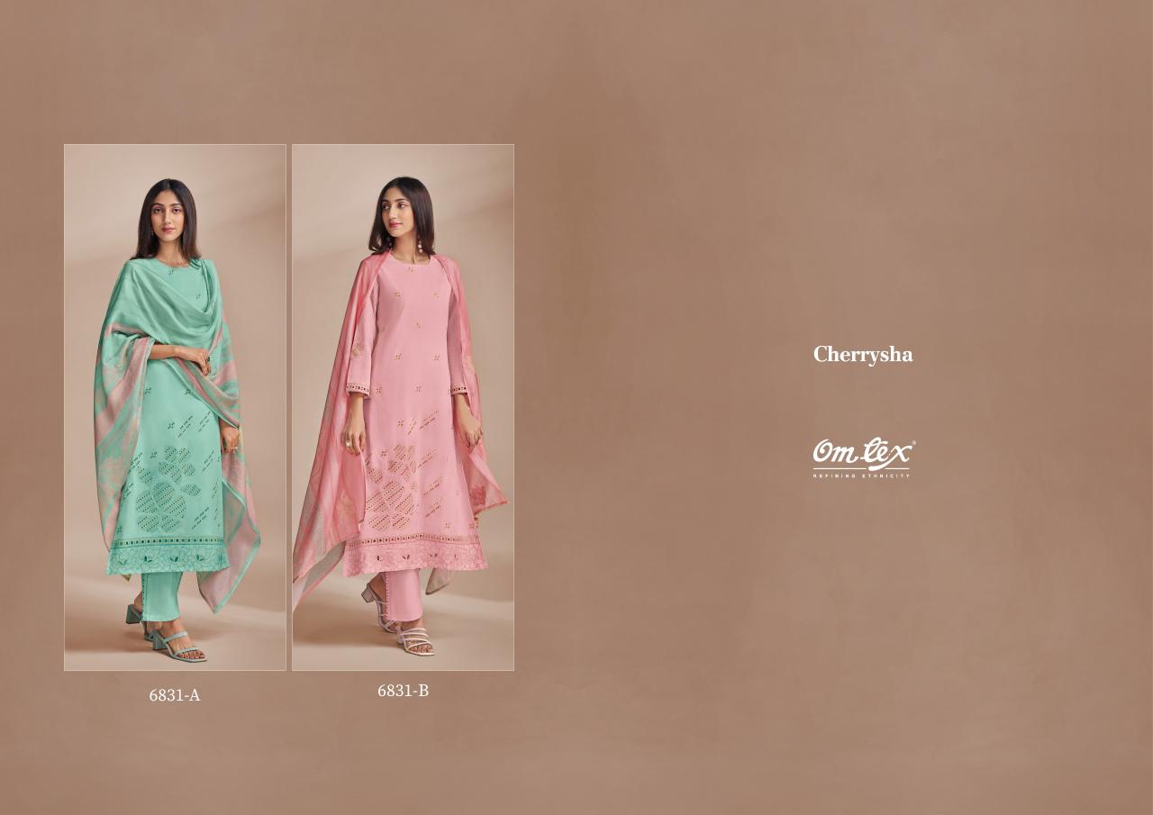 Omtex Cherrysha Catalog salwar kameez wholesale market in kolkata