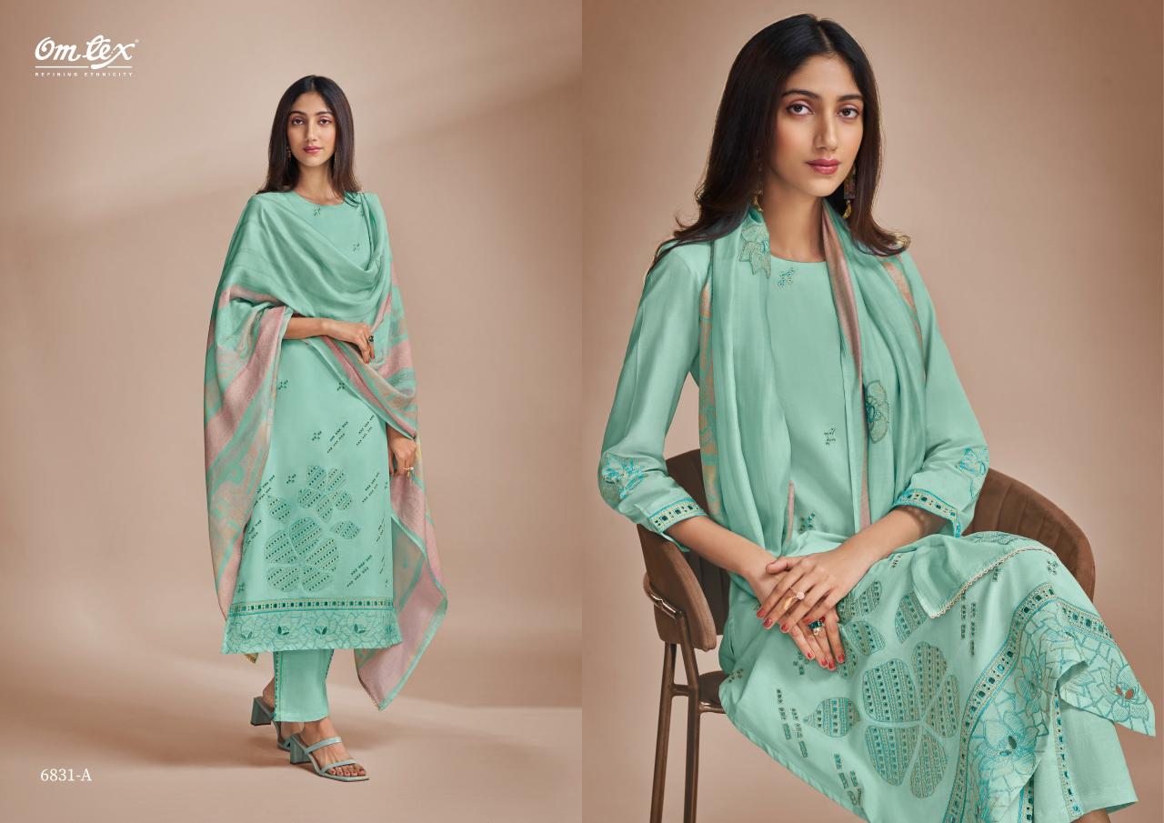 Omtex Cherrysha Catalog salwar kameez wholesale market in kolkata