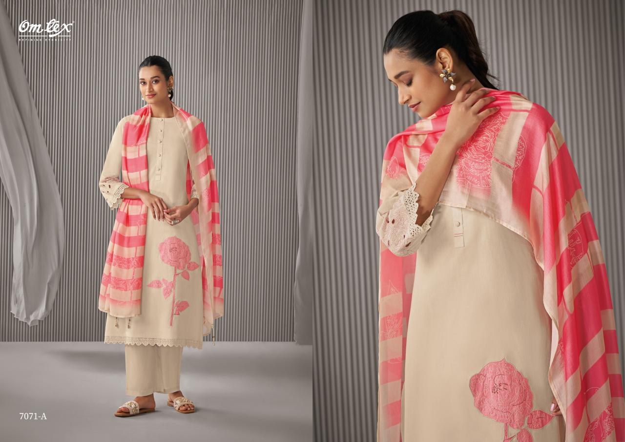 Omtex Tara Catalog suit catalogue design
