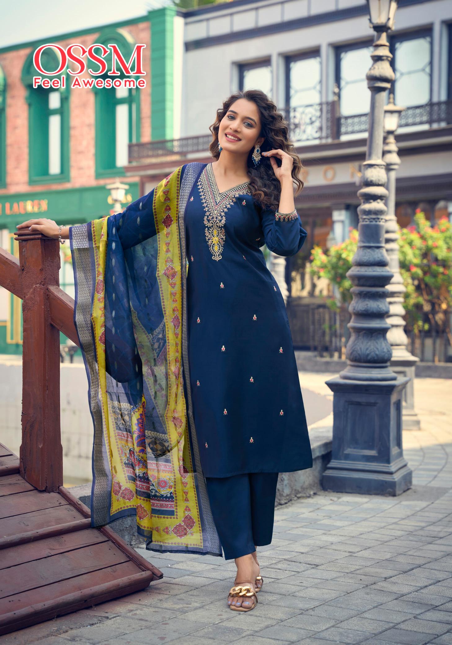 Ossm Nusrat Vol 3 Catalog divyanshi kurtis catalogue wholesale