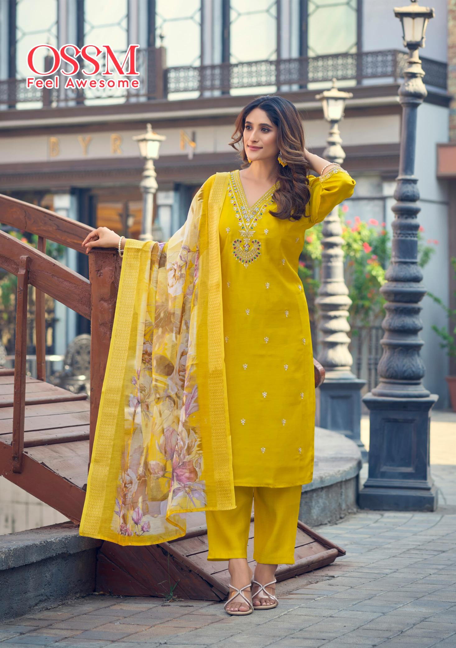Ossm Nusrat Vol 3 Catalog divyanshi kurtis catalogue wholesale