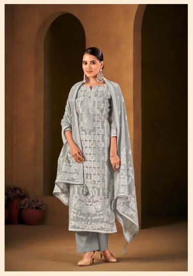 Radhika Azara Banarashi Adha Vol 3 Catalog surat dress material wholesalers in chennai