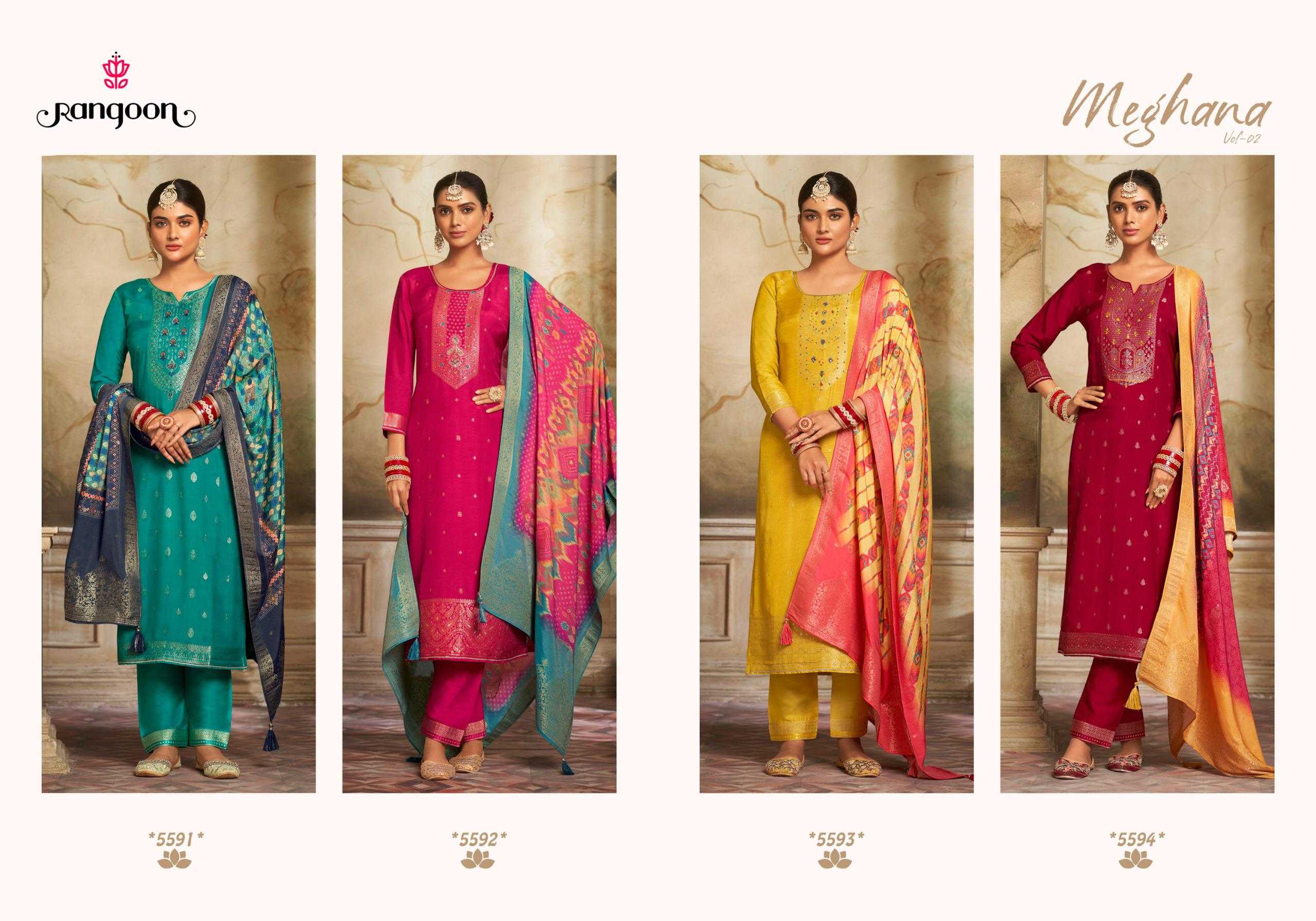 Rangoon Meghana Vol 2 Kurti Wholesale Catalog