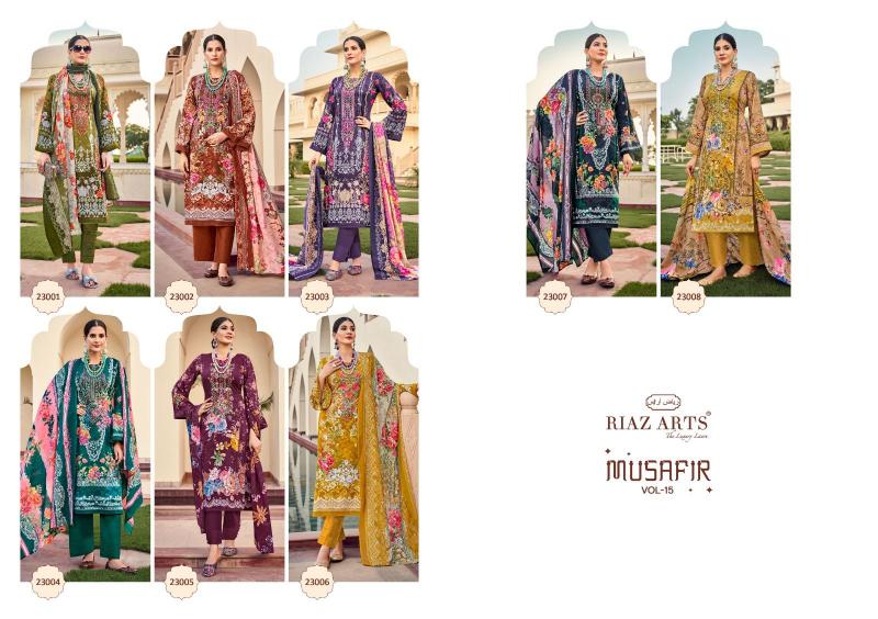 Riaz Arts Musafir Vol 15 Catalog dress materials wholesale place in bangalore