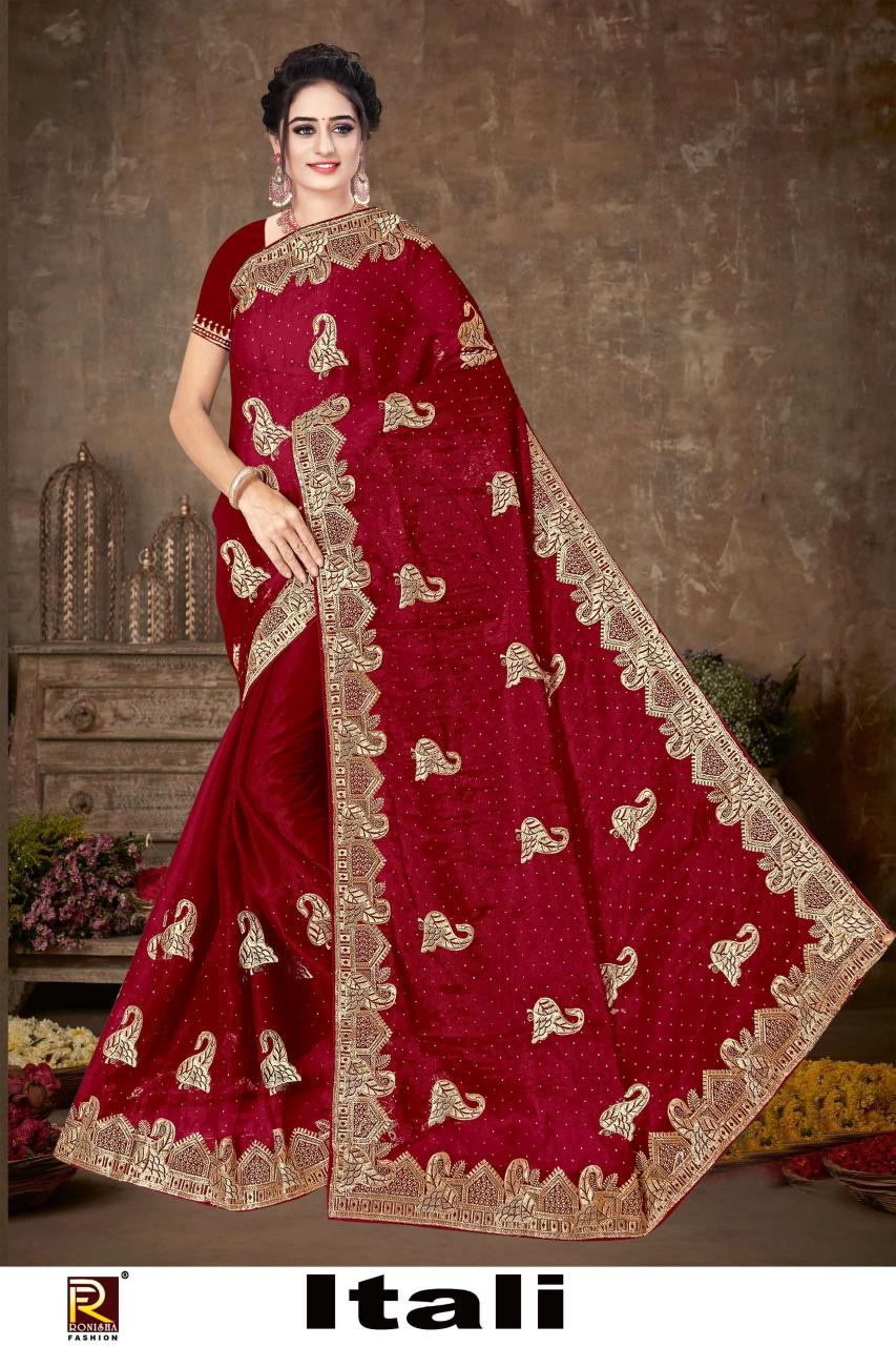 Ronisha Itali Catalog famous saree stores in india