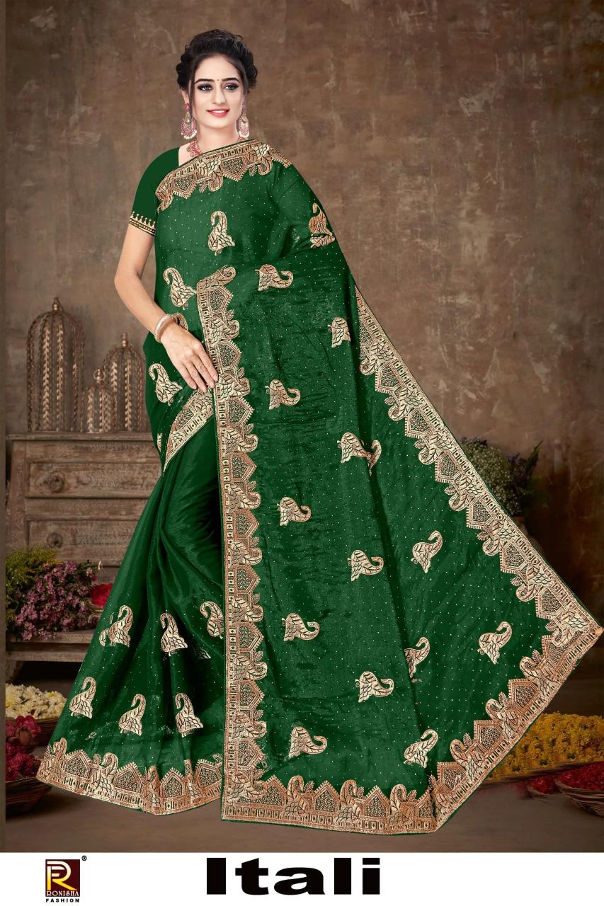 Ronisha Itali Catalog famous saree stores in india