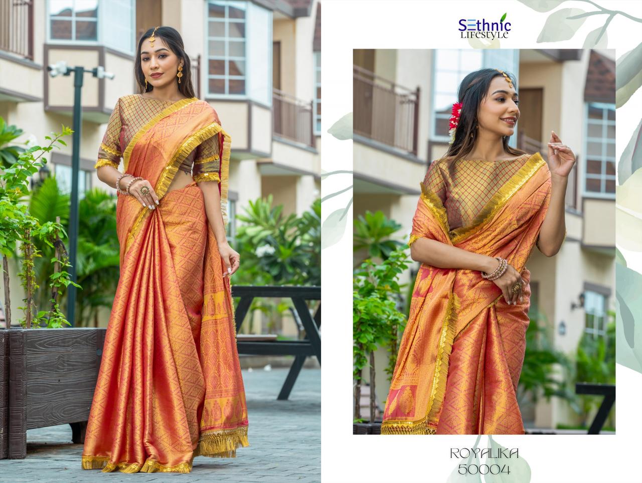 Sethnic Royalika catalog all india saree texture