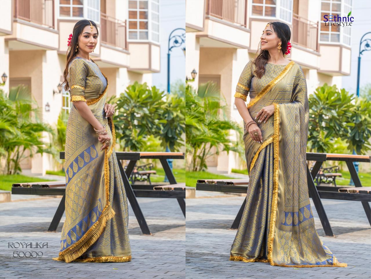 Sethnic Royalika catalog all india saree texture