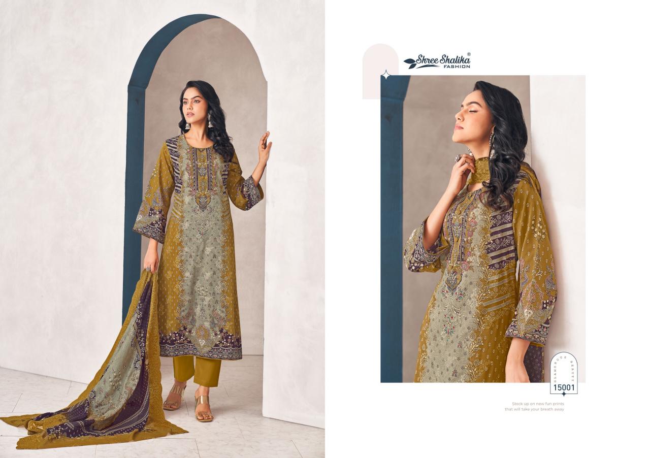 Shree Shalika Mannat Vol 15 Catalog unstitched salwar kameez wholesalers in india