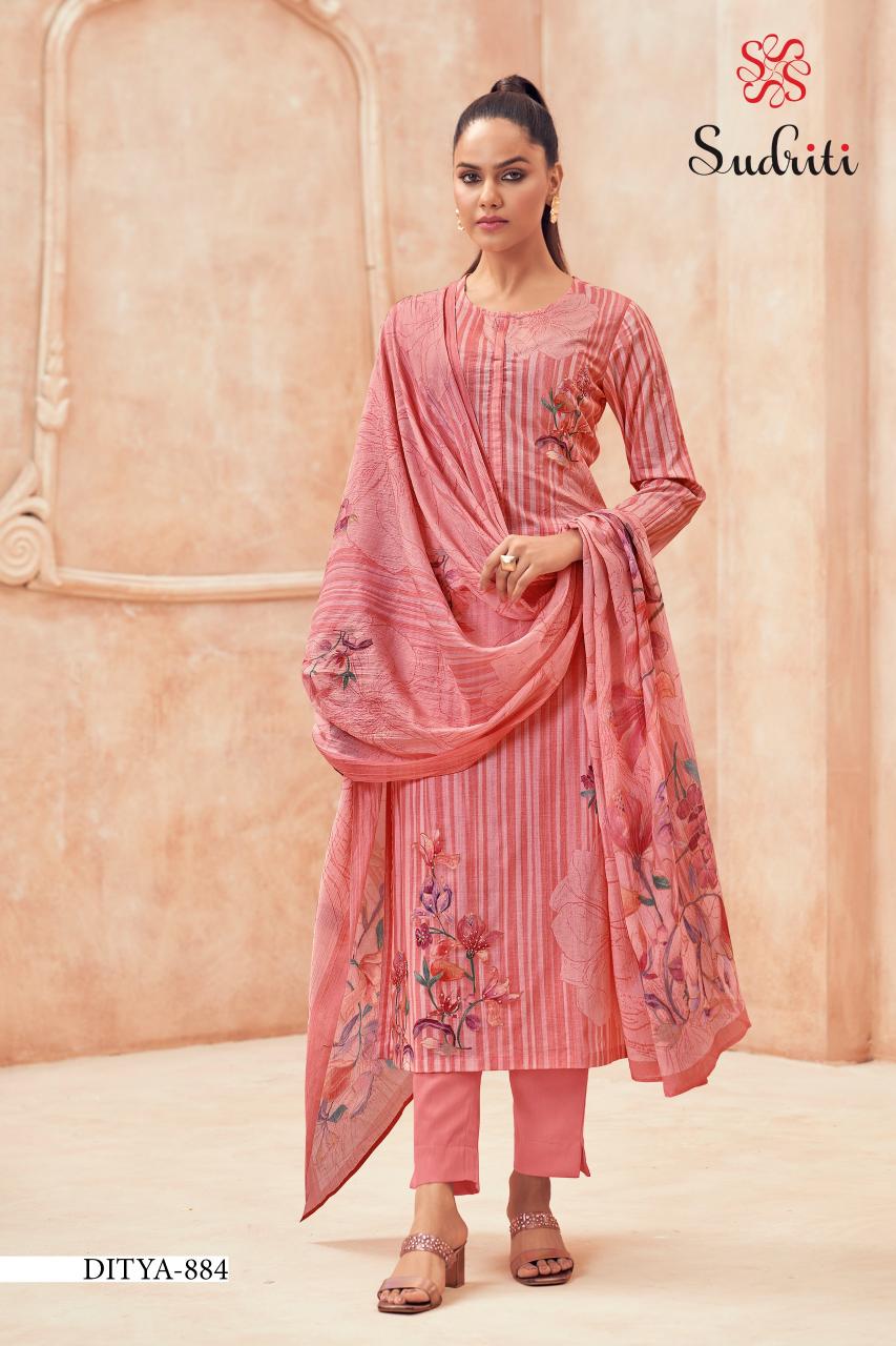 Sudriti Ditya Catalog unstitched salwar kameez wholesale pakistan