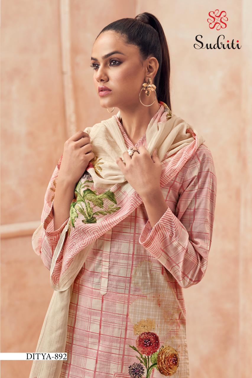Sudriti Ditya Catalog unstitched salwar kameez wholesale pakistan