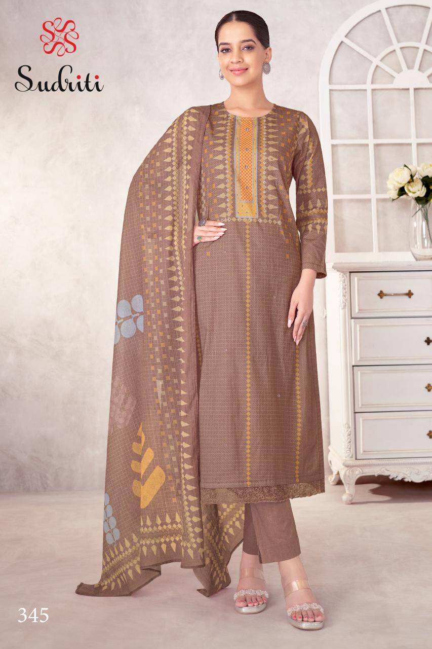 Sudriti Magic Stripe catalog pakistani suits latest designs cotton lawn