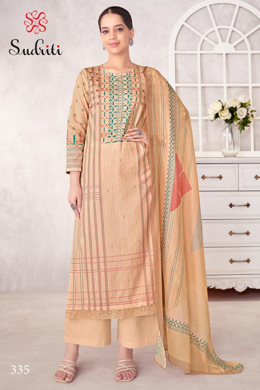 Sudriti Magic Stripe catalog pakistani suits latest designs cotton lawn