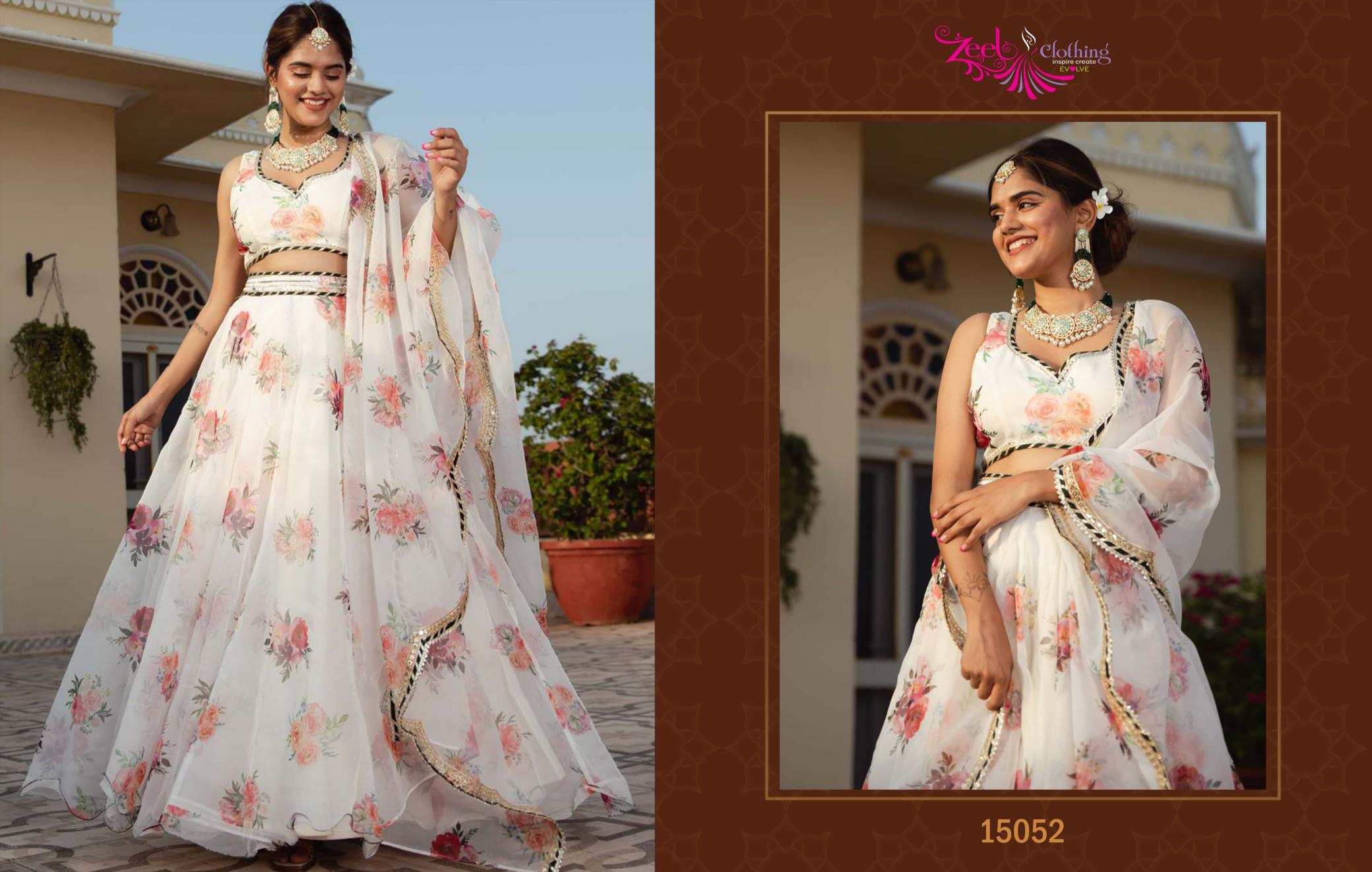 Zeel Clothing Volume 23 Catalog wholesale lehenga surat