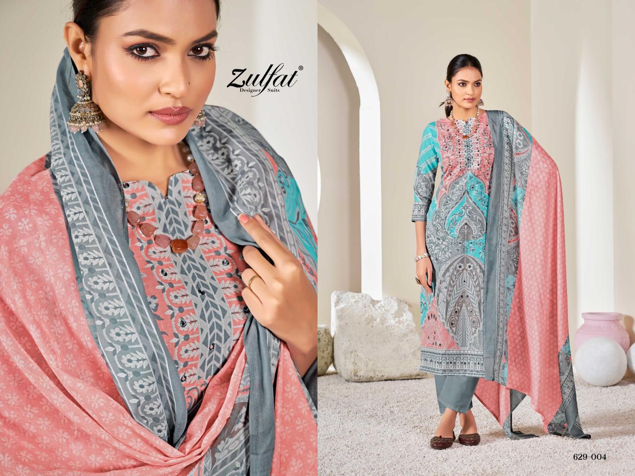 Zulfat Summer Shine Catalog wholesale dress material in chandrapur