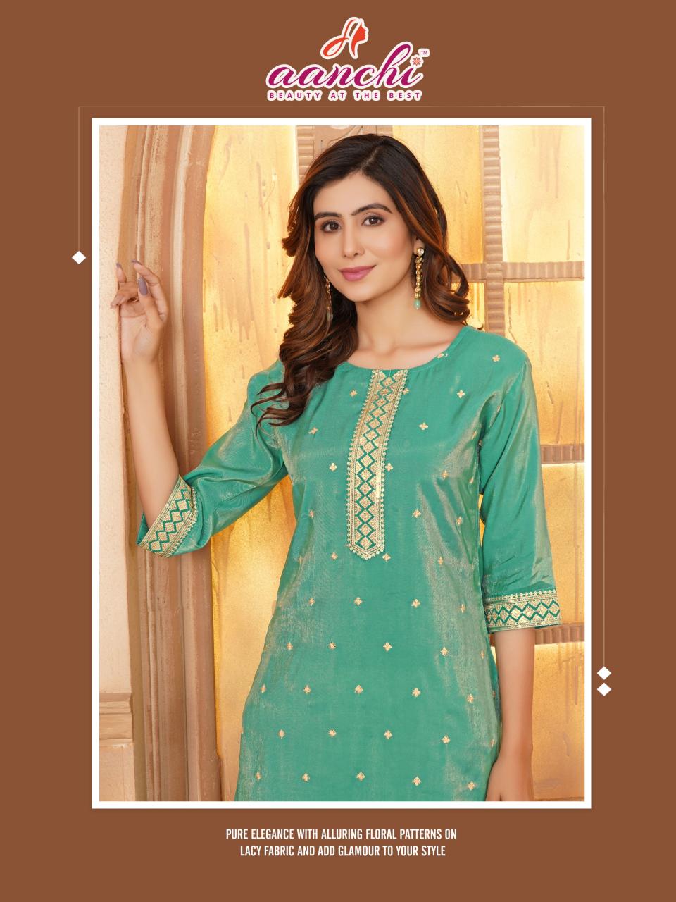 Aanchi Lux catalog buy pakistani kurtis online india